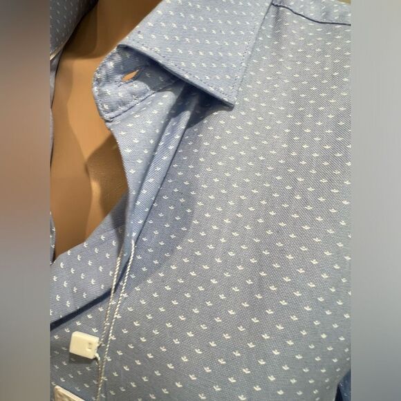 NWT DENIM & FLOWER short sleeve button up - Picture 4 of 4